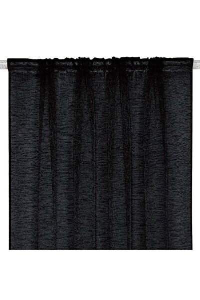 OEM Black Decorative Curtain with Ribbon 140x260cm