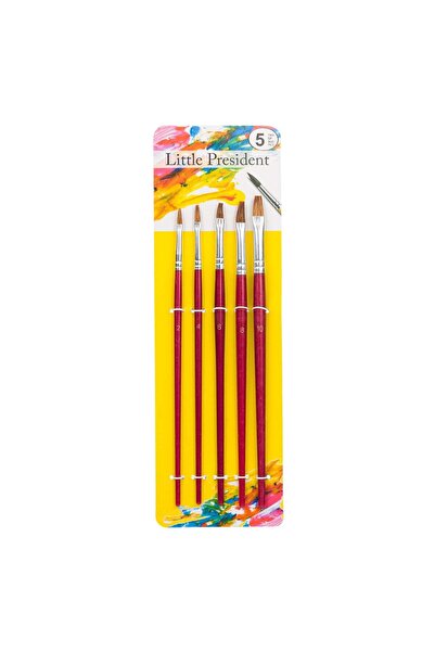 OEM Flat Tip Painting Brush Set - 5 pcs