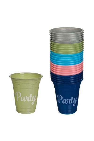 OEM Πλαστικά ποτήρια σε διάφορα χρώματα  "Party " 360ml - 50 τεμάχια
