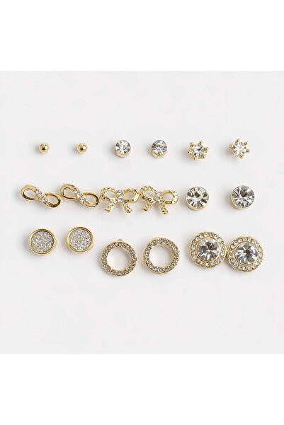 OEM Cercei pentru Femei de Culoare Aurie Diverse Modele cu Strasuri Glitter -...