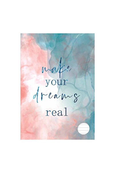 OEM Caiet Studentesc A4 Dictando Coperta Roz Bleu Marble - 60F