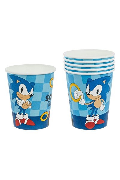 OEM Pahare din Carton de Petrecere Sonic 240ml - 6buc