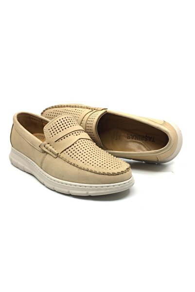 Taşpınar Ayakkabı 020 100% Genuine Nubuck Leather Orthopedic Men's Summer Com...