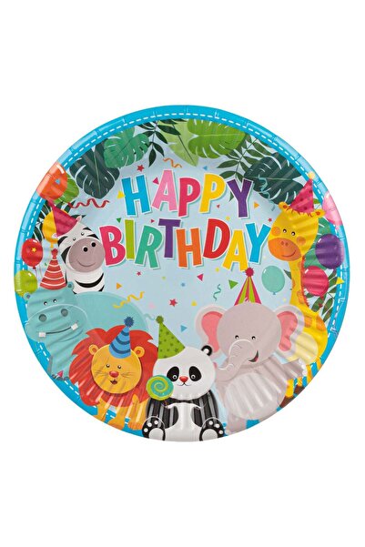 OEM Animal Cardboard Plates 23cm - 6pcs