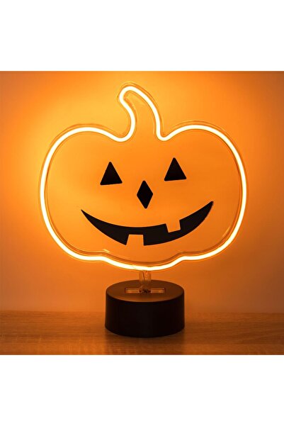 OEM Lampa LED Dovleac Portocaliu Neon 22x8x26.5 centimetri