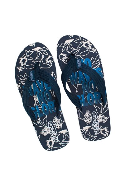 OEM Slapi Albastri cu Mesaj "No Waves No Glory" & Curea pentru Barbati 41-42