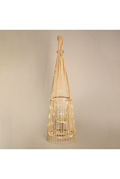 OEM Felinar Decorativ Conic de Podea cu LED pentru Lumanare Ø31x110cm