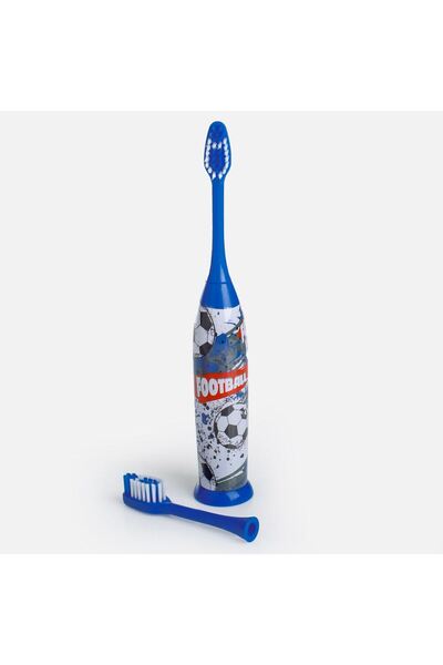 OEM Periuta de Dinti Electrica pentru Copii cu Cap de Rezerva Albastru Fotbal...