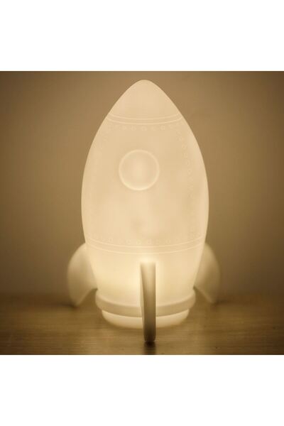 OEM Lampa de Veghe cu Baterie Racheta Spatiala 9x9x14cm