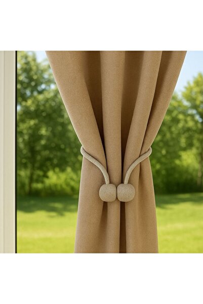 OEM Beige String Curtain Magnet with Balls