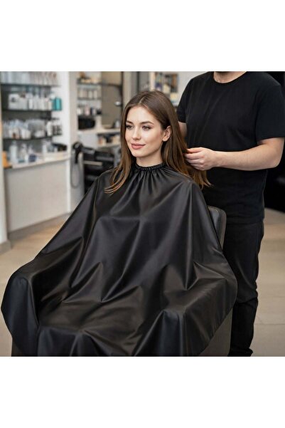 OEM Black Hairdresser Cape 160x145cm
