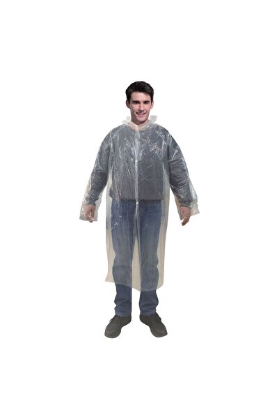 OEM Pelerina de Ploaie Alba de Unica Folosinta pentru Adulti - One Size