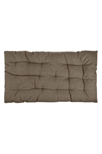 OEM Διπλό Μαξιλάρι Δαπέδου Καφέ 82x42εκ.