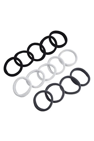 OEM Black Fri Ασημένια Λαστιχάκια Μαλλιών για Γυναίκες - 14 εκατοστά