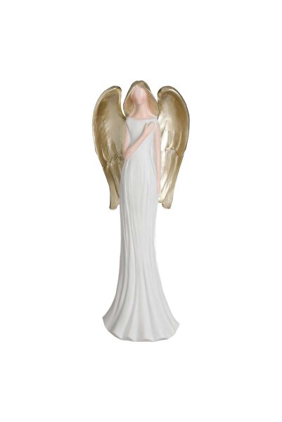 OEM Decoratiune de Craciun Figurina 3D Inger cu Aripi Aurii 10x5x27,5 centimetri