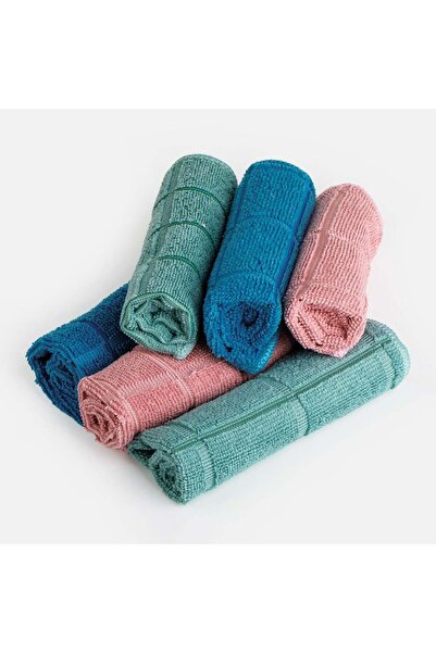 OEM Colorful Microfiber Kitchen Towels 30x30cm - 6pcs
