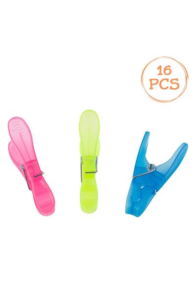 OEM Fuchsia Blue Green Plastic Clothes Hooks 8 centimeters - 16 centimeters