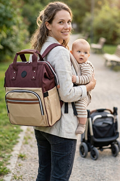 FOCUX -06 Mother Care Baby Bag Mother Bag Backpack Kum