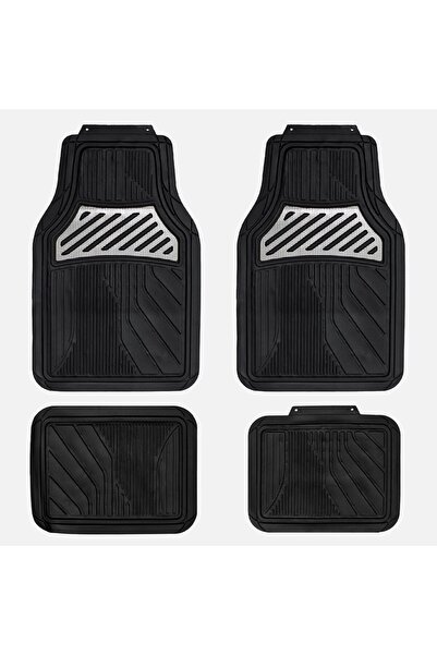 OEM Σετ Μαύρα Πατάκια Αυτοκινήτου PVC - 4 τεμάχια