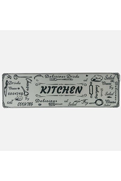 OEM Non-Slip Kitchen Mat Grey "Kitchen" 150x47cm
