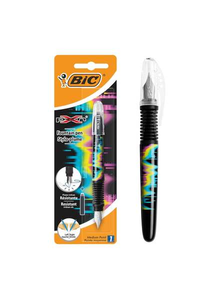 OEM Black Ballpoint Pen with Tie Dye Pattern - BIC