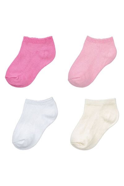 OEM Șosete scurte pentru copii, set 4 perechi, mărimea 19-22 – vesele, comode...