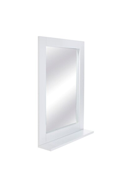 OEM Oglinda Baie cu Cadru din Lemn & Raft 50x70cm