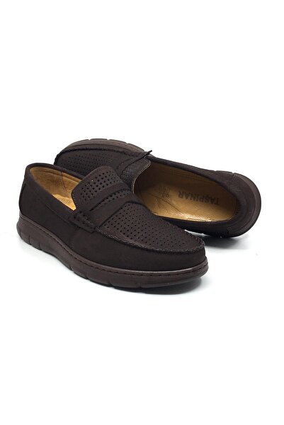 Taşpınar Ayakkabı 020 100% Genuine Nubuck Leather Orthopedic Men's Summer Com...