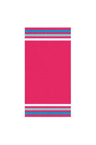OEM Prosop Fucsia cu Trei Dungi pentru Plaja 140x70cm