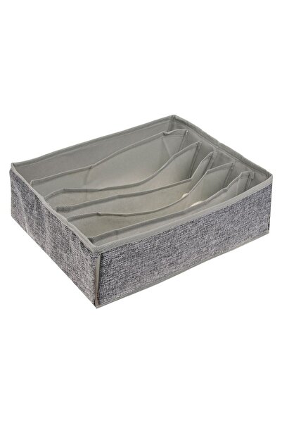 OEM Γκρι Οργανωτής Συρταριού με 6 Θήκες για Σουτιέν 30x30x10.5 εκατοστά