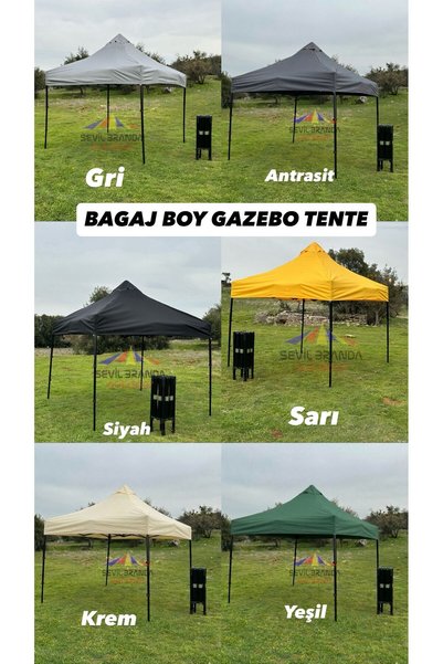 SEVİLBRANDA BAGAJ BOY GAZEBO ÇARDAK 3X3