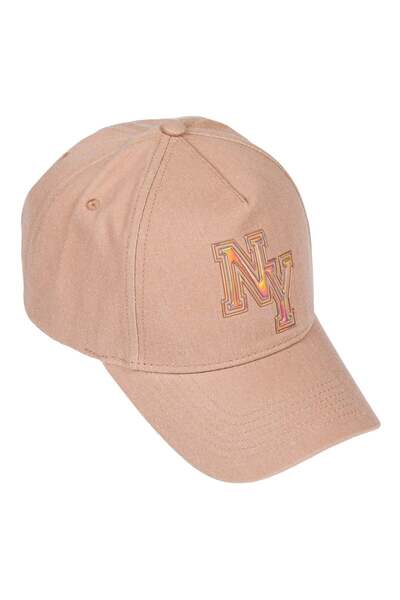 OEM Sapca din Bumbac Roz Holografic ”NY” pentru Femei