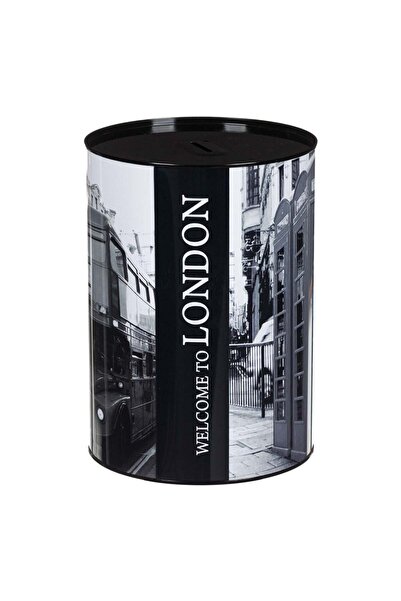 OEM Μεταλλικός Κουμπαράς Λονδίνου Ø16x21εκ.