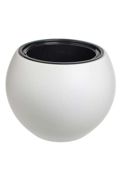 OEM Round White Plastic Pot Ø40x30cm - 9L