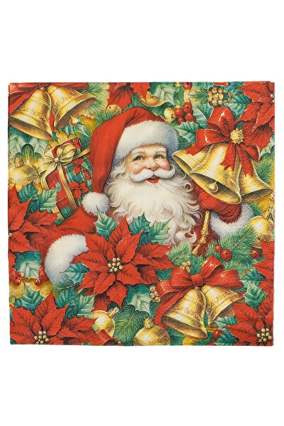 OEM 2-Ply Table Napkins Vintage Santa Claus Pattern 33x33cm - 20pcs
