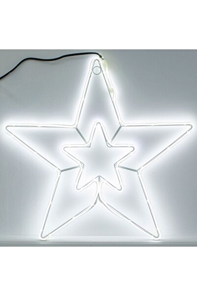 OEM Διπλό Αστέρι από τη Luminous Hose 57x57εκ. - Ψυχρό Λευκό