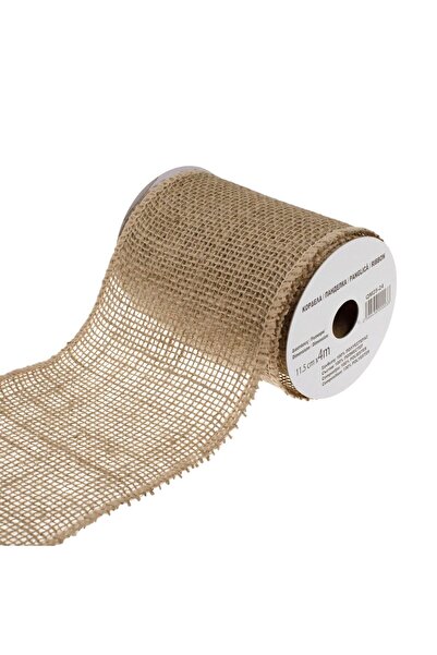 OEM Μπεζ διακοσμητική κορδέλα για Χριστουγεννιάτικο δέντρο 4 μέτρα x 11.5 χιλ...