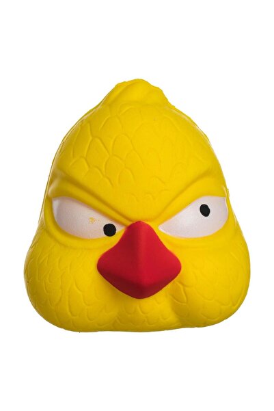 OEM Jucarie Squishy Pasare Galbena cu Ochi Mari 7x7x9cm