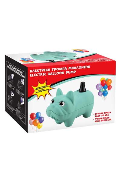 OEM Electric Pump Dog Turquoise for Inflating Balloons 16x8x11cm