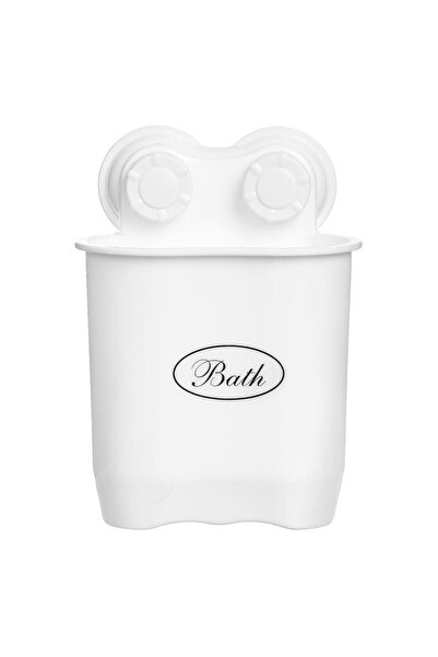 OEM Plastic Toothbrush Holder with Suction Cup 10.5x7x15cm