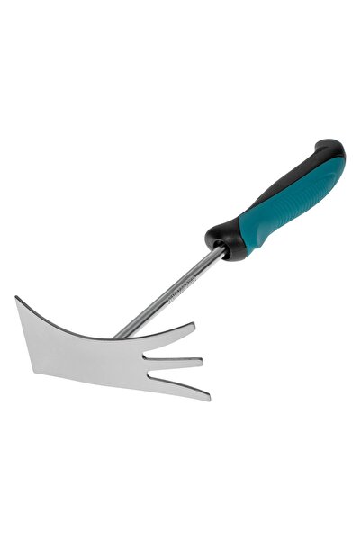 OEM Stainless Steel Garden Hoe with PP Handle Black Blue 32 centimeters