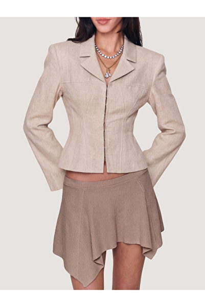 Nelli Studio Keten Tailored Blazer Ceket