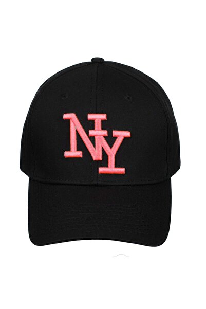 OEM Sapca din Bumbac Negru ”NY” Corai pentru Femei