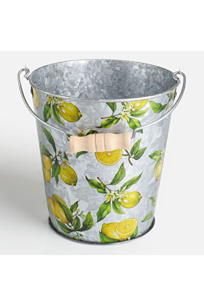 OEM Masca Ghiveci Metalica Tip Galeata Ø14x14.5 centimetri - 2lt