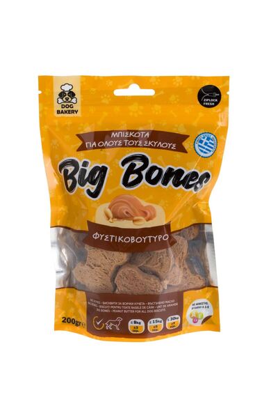 OEM Big Bones Peanut Butter Biscuits for Dogs 200g