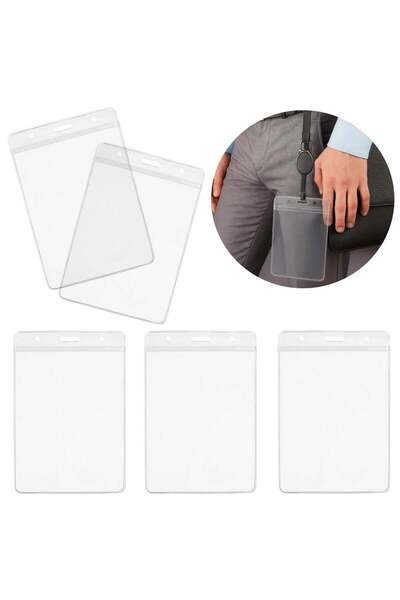 OEM Set Ecusoane Transparente pentru Legitimatie 10.5x13.3cm - 5buc