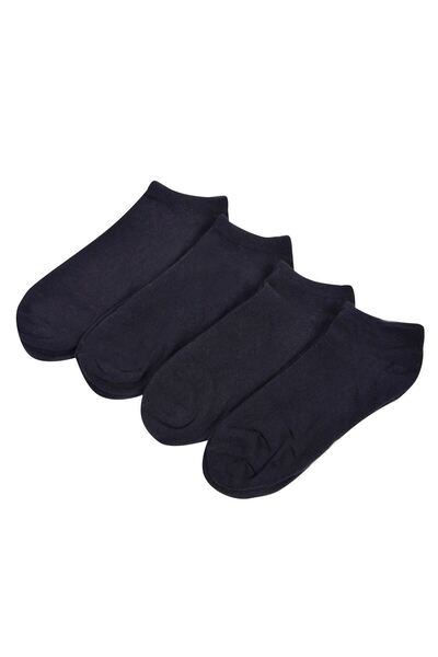 OEM Șosete scurte pentru băieți, negru, set 4 perechi, mărimea 35-38 – vesele...