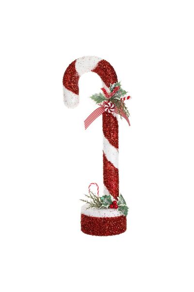 OEM Decoratiune de Craciun Acadea Baston Candy cu Ramuri Frunze Pomusoare Ø16...