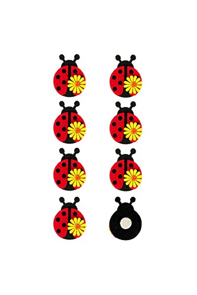 OEM Buburuze Decorative Autocolante din Pasla 5cm - 8buc