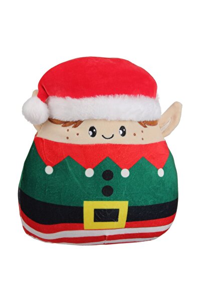 OEM Perna Mallow Figurina Spiridus de Plus Maro cu Caciula de Craciun 31 cent...